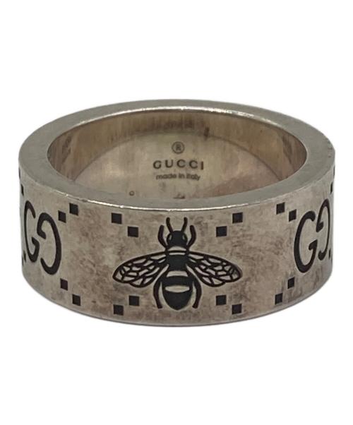 GUCCI（グッチ）GUCCI (グッチ) GG Bee Engraved Ring シルバー サイズ:19号の古着・服飾アイテム