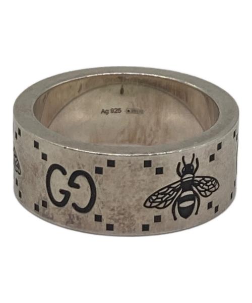 GUCCI（グッチ）GUCCI (グッチ) GG Bee Engraved Ring シルバー サイズ:19号の古着・服飾アイテム
