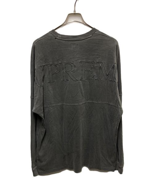 SUPREME（シュプリーム）SUPREME (シュプリーム) Overdyed L/S グレー サイズ:Lの古着・服飾アイテム