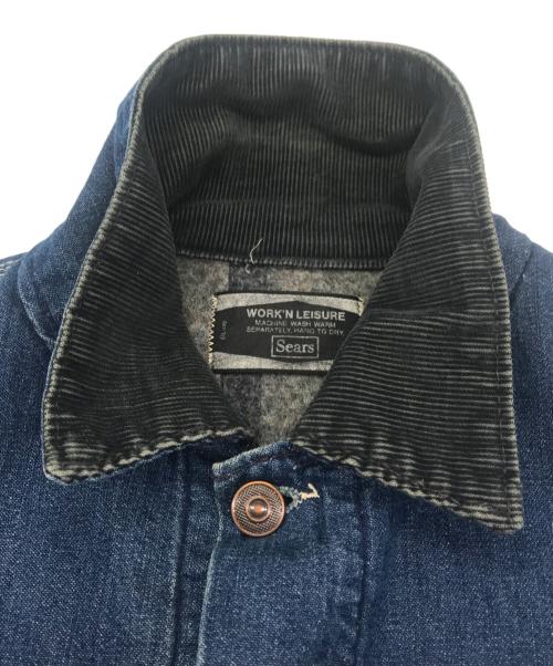 Sears（シアーズ）Sears (シアーズ) 70s ブランケットカバーオール インディゴ サイズ:Ｍの古着・服飾アイテム