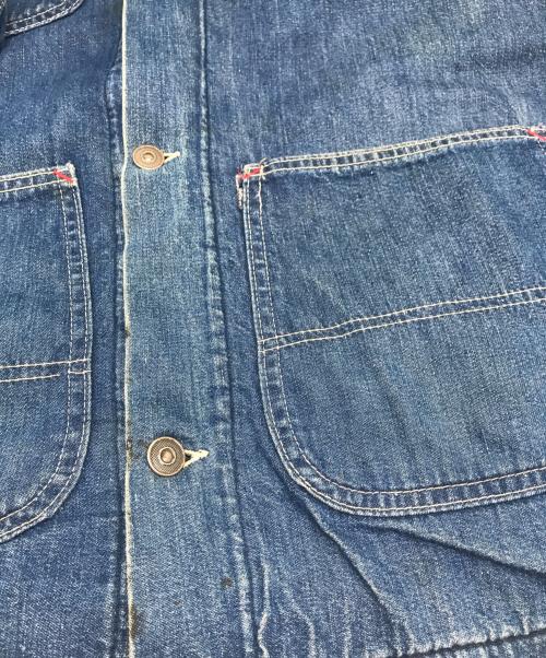 Sears（シアーズ）Sears (シアーズ) 70s ブランケットカバーオール インディゴ サイズ:Ｍの古着・服飾アイテム