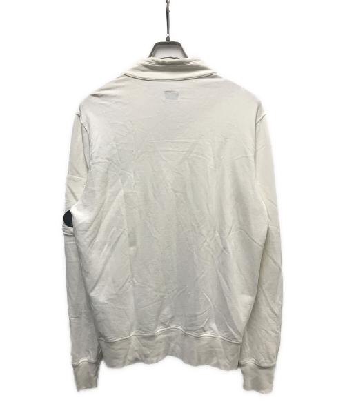 C.P COMPANY（シーピーカンパニー）C.P COMPANY (シーピーカンパニー) ジップアップスウェット ホワイト サイズ:Ｌの古着・服飾アイテム
