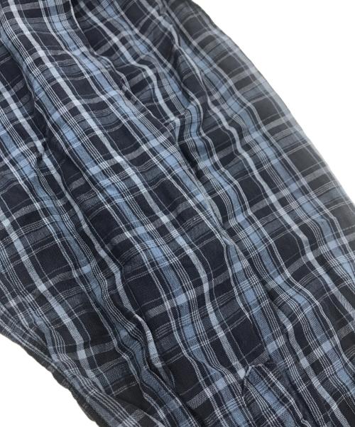 POLO RALPH LAUREN（ポロ・ラルフローレン）POLO RALPH LAUREN (ポロ・ラルフローレン) 90s CUSTOM FIT シルクブレンドボタンダウンシャツ ブルー サイズ:Ｌの古着・服飾アイテム