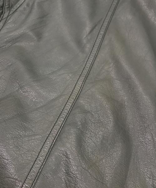 AVIREX（アヴィレックス）AVIREX (アヴィレックス) レザーライダースジャケット グリーン サイズ:SIZE Mの古着・服飾アイテム