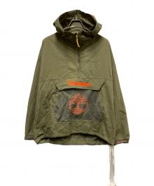 Timberland（ティンバーランド）の古着「メッシュアノラックパーカー」｜カーキ