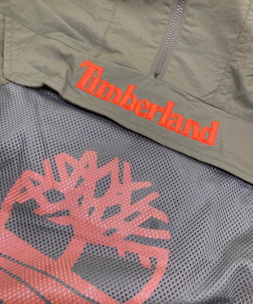 Timberland（ティンバーランド）Timberland (ティンバーランド) メッシュアノラックパーカー カーキ サイズ:Mの古着・服飾アイテム