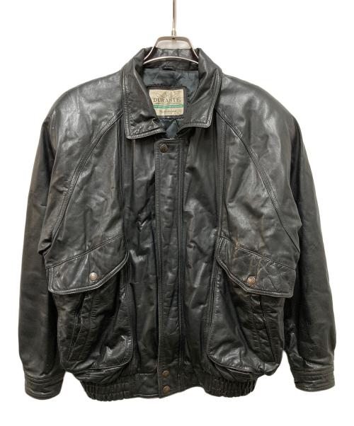DURANTE（デュランテ）DURANTE (デュランテ) レザーブルゾン ブラック サイズ:SIZE Mの古着・服飾アイテム