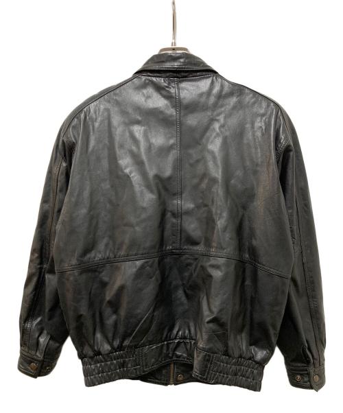 DURANTE（デュランテ）DURANTE (デュランテ) レザーブルゾン ブラック サイズ:SIZE Mの古着・服飾アイテム