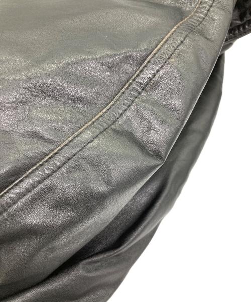 DURANTE（デュランテ）DURANTE (デュランテ) レザーブルゾン ブラック サイズ:SIZE Mの古着・服飾アイテム