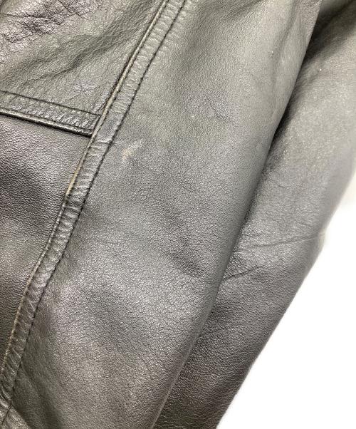 DURANTE（デュランテ）DURANTE (デュランテ) レザーブルゾン ブラック サイズ:SIZE Mの古着・服飾アイテム