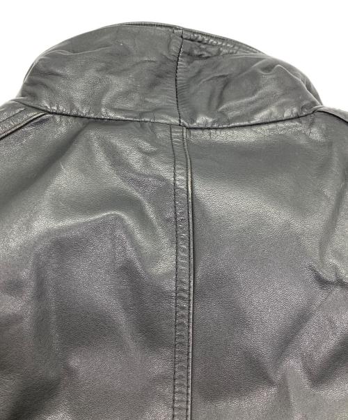 DURANTE（デュランテ）DURANTE (デュランテ) レザーブルゾン ブラック サイズ:SIZE Mの古着・服飾アイテム