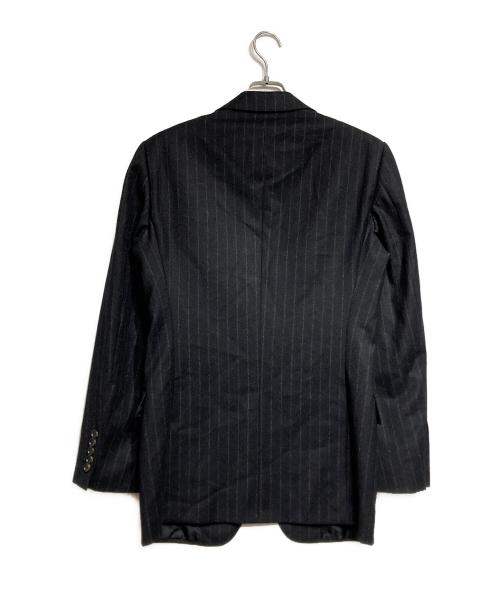GUCCI（グッチ）GUCCI (グッチ) ウールピンストライプセットアップ/Pinstripe Wool Set-up ブラック サイズ:46の古着・服飾アイテム