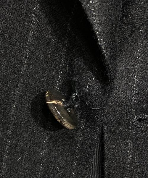 GUCCI（グッチ）GUCCI (グッチ) ウールピンストライプセットアップ/Pinstripe Wool Set-up ブラック サイズ:46の古着・服飾アイテム