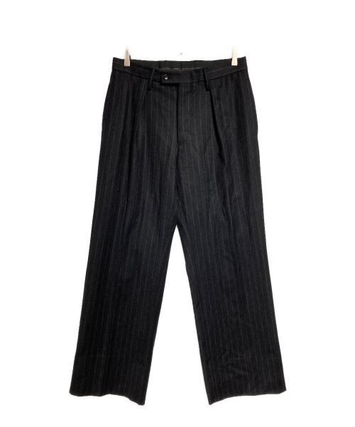GUCCI（グッチ）GUCCI (グッチ) ウールピンストライプセットアップ/Pinstripe Wool Set-up ブラック サイズ:46の古着・服飾アイテム