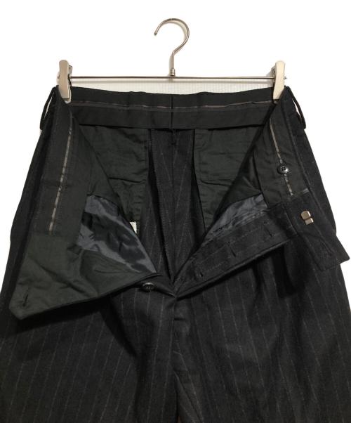 GUCCI（グッチ）GUCCI (グッチ) ウールピンストライプセットアップ/Pinstripe Wool Set-up ブラック サイズ:46の古着・服飾アイテム