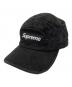 Supreme（シュプリーム）の古着「Frayed Logos Camp Cap」｜ブラック