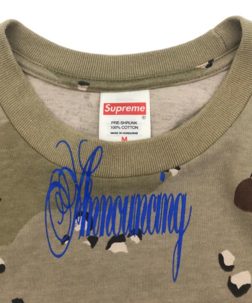 SUPREME（シュプリーム）Supreme (シュプリーム) Announcing Tee ベージュ サイズ:Ｍの古着・服飾アイテム