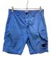 C.P COMPANY（シーピーカンパニー）の古着「ストレッチショートパンツ」｜ブルー