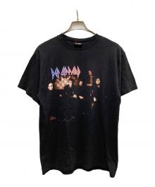 DEF LEPPARD（ビンテージ デフレパード）の古着「EUPHORIA TOUR バンドプリントtee」｜ブラック