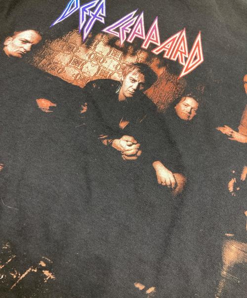 DEF LEPPARD（ビンテージ デフレパード）DEF LEPPARD (ビンテージ デフレパード) EUPHORIA TOUR バンドプリントtee ブラック サイズ:SIZE Mの古着・服飾アイテム