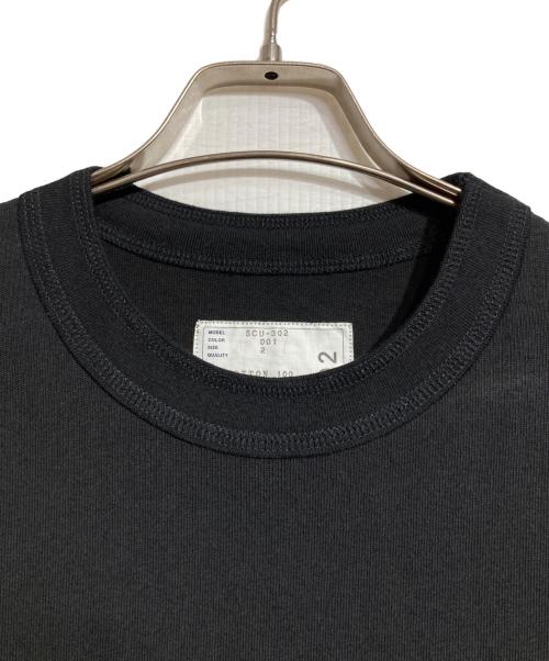 sacai（サカイ）sacai (サカイ) T-Shirt Long Sleeve/Tシャツロングスリーブ ブラック サイズ:2の古着・服飾アイテム