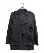 NOT CONVENTIONALノットコンヴェンショナル）の古着「napoleon army Jacket/ナポレオン・アーミージャケット」｜ブラック