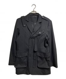 NOT CONVENTIONAL（ノットコンヴェンショナル）の古着「napoleon army Jacket/ナポレオン・アーミージャケット」｜ブラック