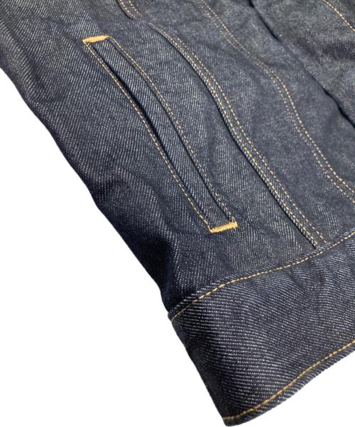 Calvin Klein（カルバンクライン）Calvin Klein (カルバンクライン) ターンロックデニムトラッカージャケット インディゴ サイズ:Sの古着・服飾アイテム