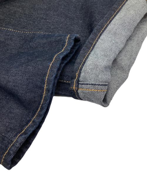 Calvin Klein（カルバンクライン）Calvin Klein (カルバンクライン) 90s Straight Asymmetric Jeans インディゴ サイズ:28の古着・服飾アイテム