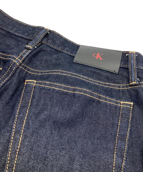 Calvin Klein（カルバンクライン）Calvin Klein (カルバンクライン) 90s Straight Asymmetric Jeans インディゴ サイズ:28の古着・服飾アイテム