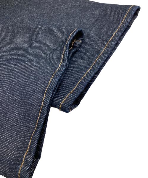 Calvin Klein（カルバンクライン）Calvin Klein (カルバンクライン) 90s Straight Asymmetric Jeans インディゴ サイズ:28の古着・服飾アイテム