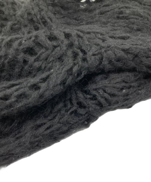 juvenile hall rollcall（ジュヴェナイルホールロールコール）juvenile hall rollcall (ジュヴェナイルホールロールコール) マリアトップローゲージニット ブラック サイズ:46の古着・服飾アイテム