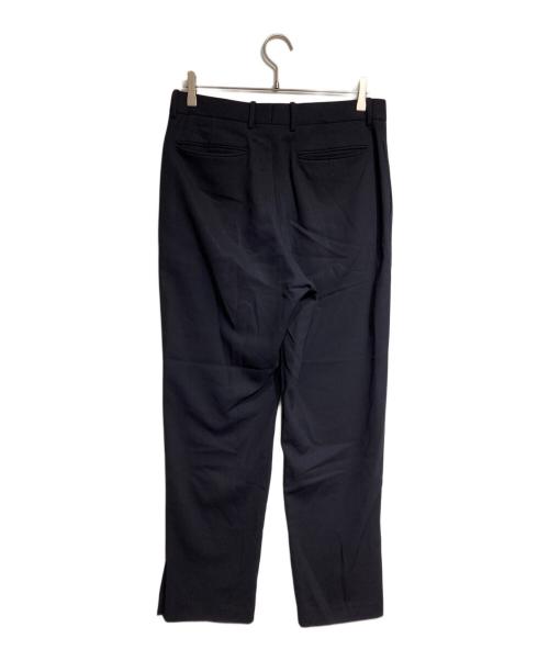 AURALEE（オーラリー）AURALEE (オーラリー) HARD TWIST WOOL DOBBY SLIT SLACKS/ハードツイスト ウール ドビー スリット スラックス ネイビー サイズ:4の古着・服飾アイテム