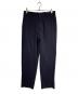 AURALEE（オーラリー）の古着「HARD TWIST WOOL DOBBY SLIT SLACKS/ハードツイスト ウール ドビー スリット スラックス」｜ネイビー