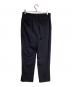 AURALEE (オーラリー) HARD TWIST WOOL DOBBY SLIT SLACKS/ハードツイスト ウール ドビー スリット スラックス ネイビー サイズ:4：14000円