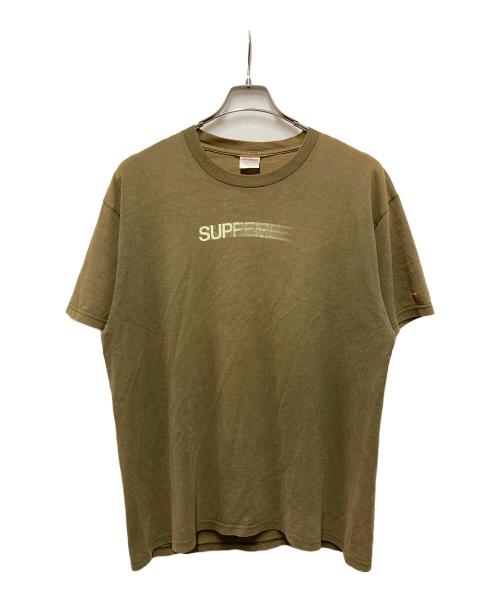 SUPREME（シュプリーム）SUPREME (シュプリーム) Motion Logo Tee ブラウン サイズ:SIZE Lの古着・服飾アイテム