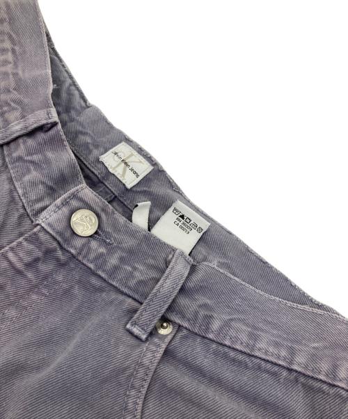 Calvin Klein（カルバンクライン）Calvin Klein (カルバンクライン) 先染めストレートデニムパンツ グレー サイズ:32の古着・服飾アイテム