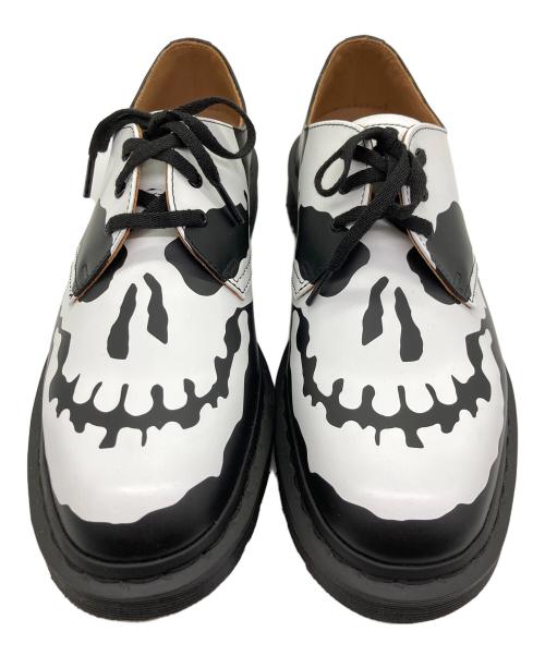 Dr.Martens（ドクターマーチン）Dr.Martens (ドクターマーチン) SUPREME (シュプリーム) 1461 Skull 3 Eye Shoe ブラック サイズ:SIZE UK7　(26cm)の古着・服飾アイテム