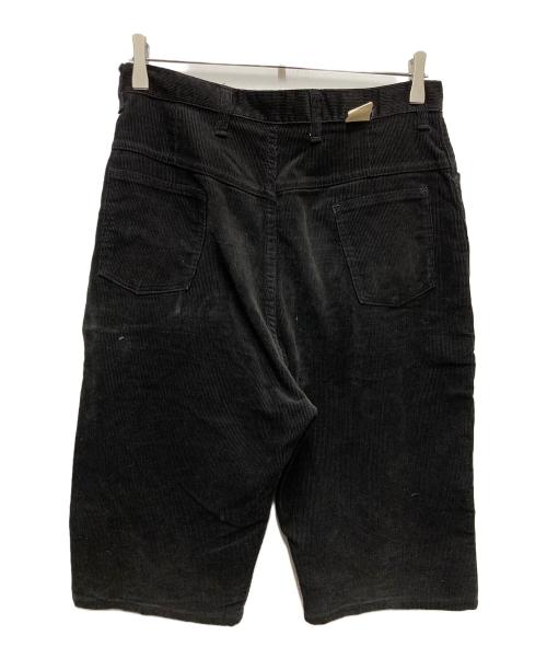 Wrangler（ラングラー）Wrangler (ラングラー) 60sコーデュロイハーフパンツ ブラック サイズ:SIZE 16の古着・服飾アイテム