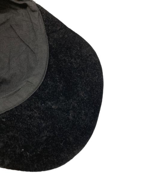 USED（ユーズド）USED (ユーズド) スパンコールデザインキャップ ブラック サイズ:Free(実寸参照）の古着・服飾アイテム