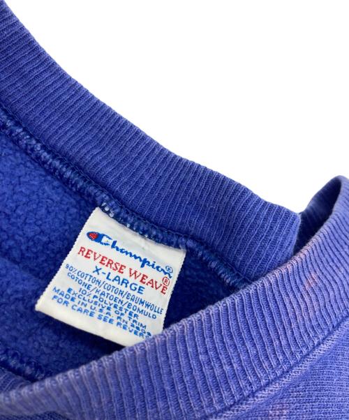 Champion（チャンピオン）Champion (チャンピオン) 90s リバースウィーブ スウェット パープル サイズ:XLargeの古着・服飾アイテム
