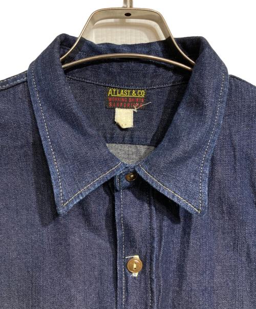 ATLAST & CO（アットラスト）ATLAST & CO (アットラスト) デニムシャツ/Denim shirt インディゴ サイズ:不明の古着・服飾アイテム