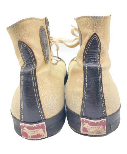 BUTCHER PRODUCTS（ブッチャープロダクツ）BUTCHER PRODUCTS (ブッチャープロダクツ) FLYING B ハイカットキャンバススニーカー ベージュ サイズ:SIZE 10　（28.0cm前後）の古着・服飾アイテム
