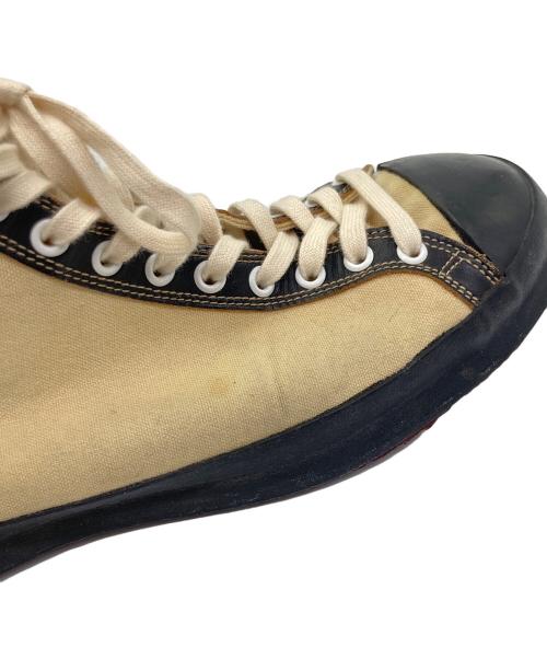 BUTCHER PRODUCTS（ブッチャープロダクツ）BUTCHER PRODUCTS (ブッチャープロダクツ) FLYING B ハイカットキャンバススニーカー ベージュ サイズ:SIZE 10　（28.0cm前後）の古着・服飾アイテム