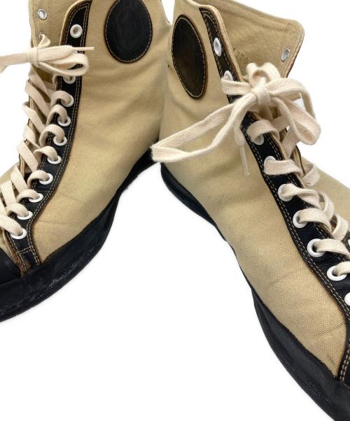 BUTCHER PRODUCTS（ブッチャープロダクツ）BUTCHER PRODUCTS (ブッチャープロダクツ) FLYING B ハイカットキャンバススニーカー ベージュ サイズ:SIZE 10　（28.0cm前後）の古着・服飾アイテム