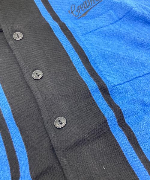 CREAM SODA（クリームソーダ）CREAM SODA (クリームソーダ) ニットシャツ ブルー×ブラック サイズ:SIZE Mの古着・服飾アイテム