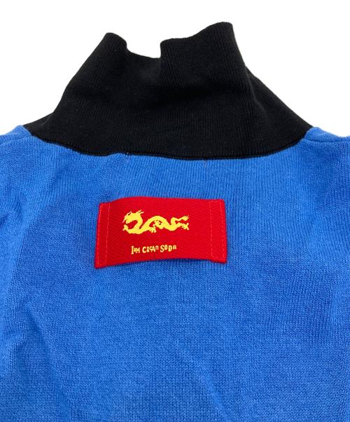 CREAM SODA（クリームソーダ）CREAM SODA (クリームソーダ) ニットシャツ ブルー×ブラック サイズ:SIZE Mの古着・服飾アイテム