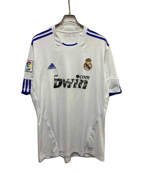 adidas（アディダス）adidas (アディダス) 2010-11シーズンユニフォームシャツ ホワイト サイズ:不明の古着・服飾アイテム