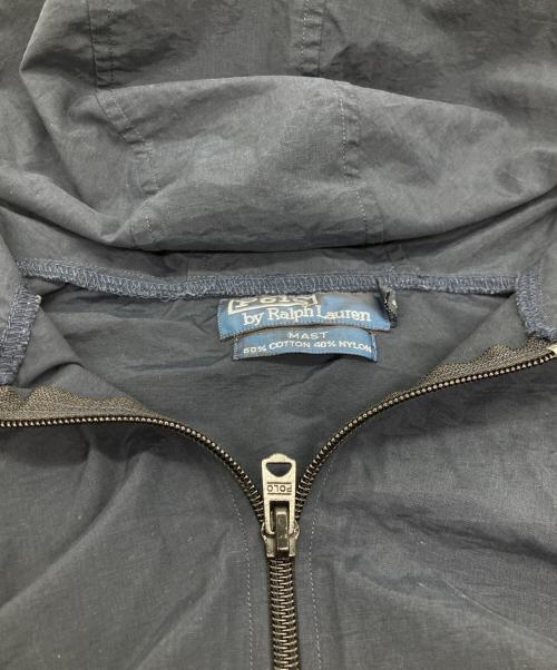 POLO RALPH LAUREN（ポロ・ラルフローレン）POLO RALPH LAUREN (ポロ・ラルフローレン) ハーフジップフーディーシャツ ネイビー サイズ:LARGEの古着・服飾アイテム