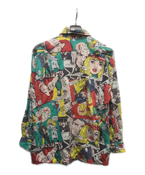 EXPRESSIONS by CAMPUS（エクスプレッションバイキャンパス）EXPRESSIONS by CAMPUS (エクスプレッションバイキャンパス) AMERICAN COMIC PATTERN SHIRT マルチカラー サイズ:Lの古着・服飾アイテム